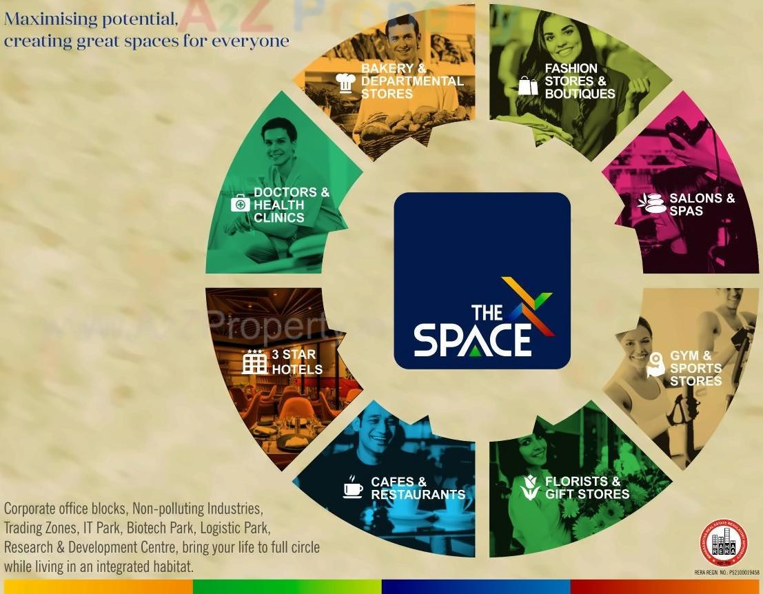  of real estate project The Space located at Kharadi, Pune, Maharashtra