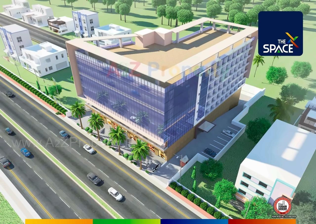 3D Elevation of real estate project The Space located at Kharadi, Pune, Maharashtra