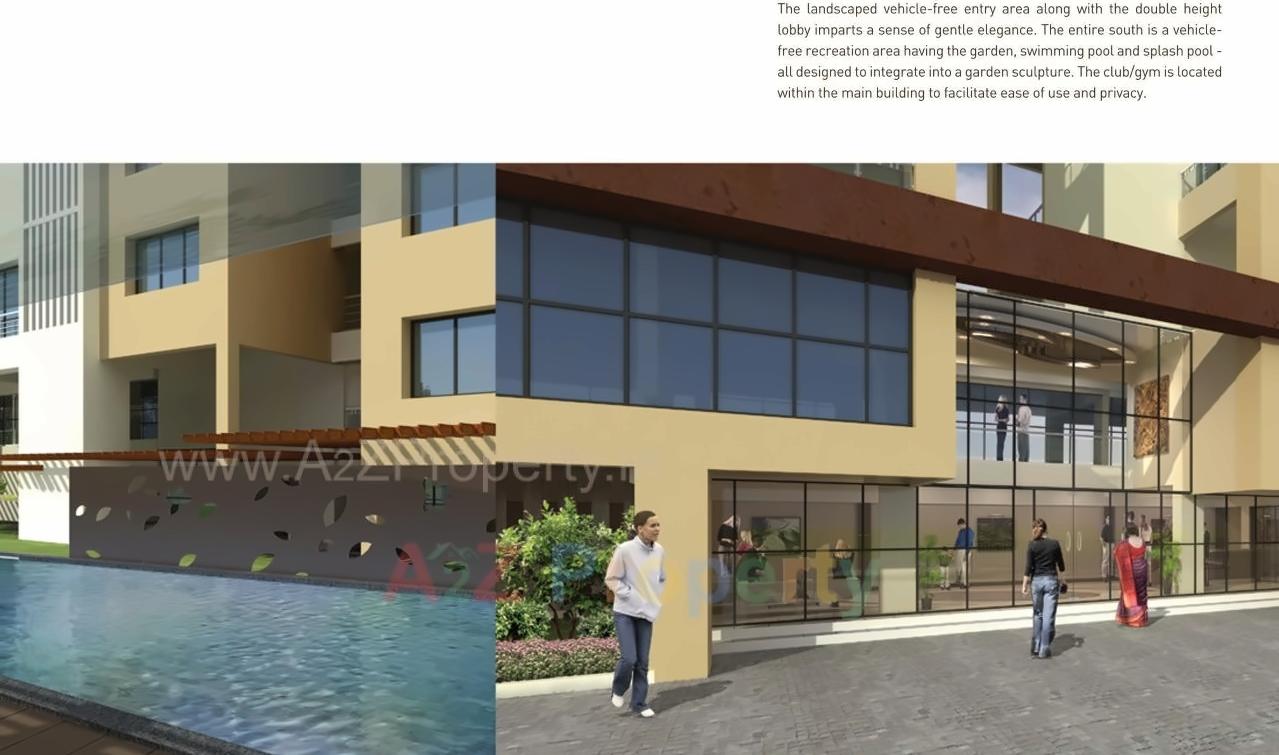 3D Elevation of real estate project The Terraces located at Pune-m-corp, Pune, Maharashtra