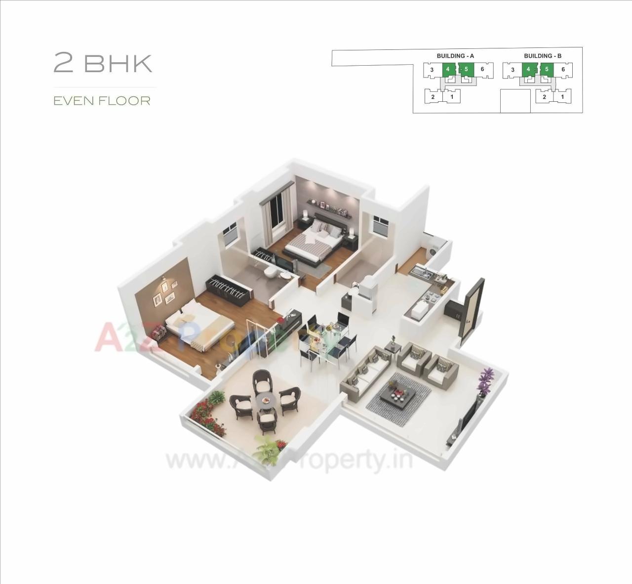 Layout of real estate project The Turf located at Pune-m-corp, Pune, Maharashtra