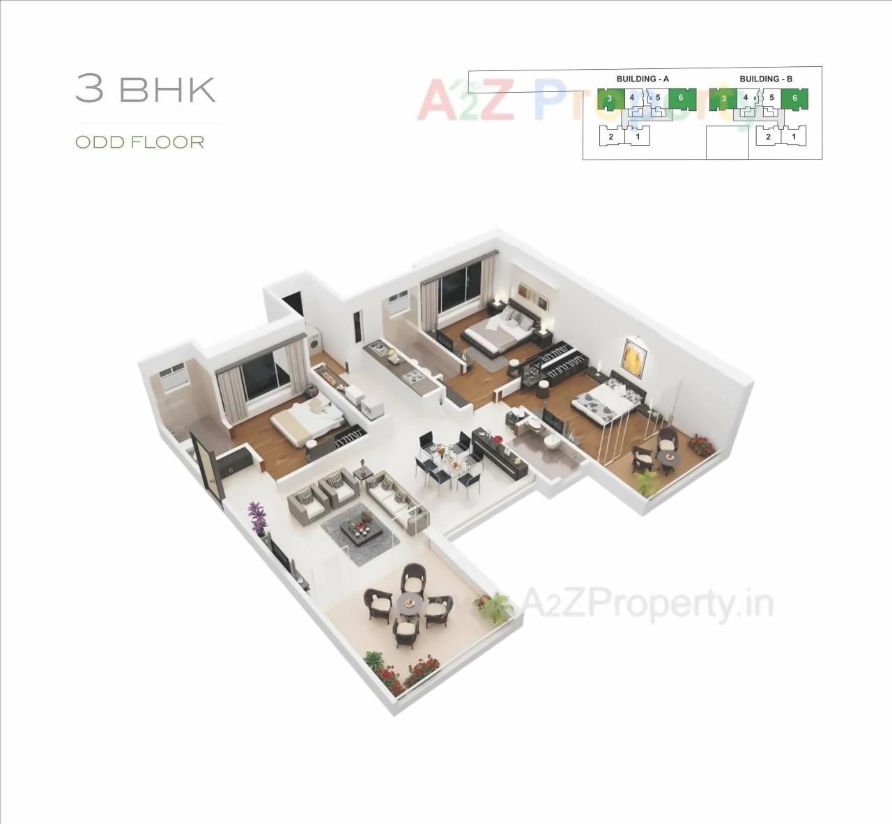 Layout of real estate project The Turf located at Pune-m-corp, Pune, Maharashtra