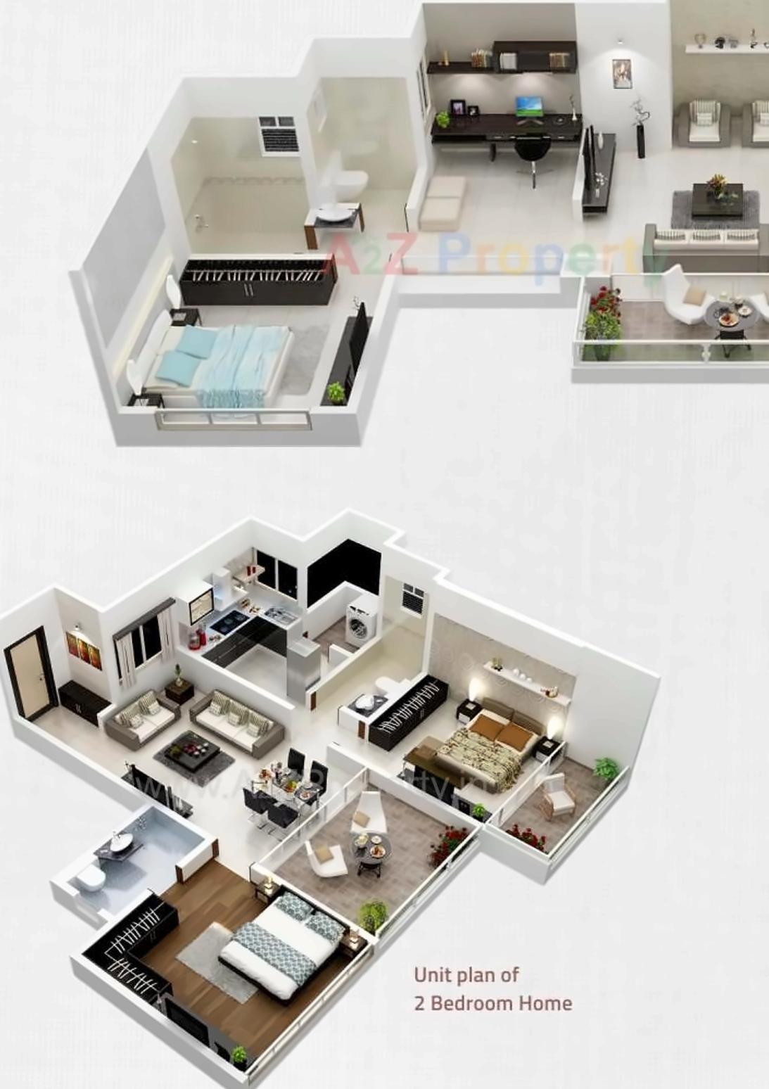 Layout of real estate project Three Jewels located at Kondhwa-bk, Pune, Maharashtra