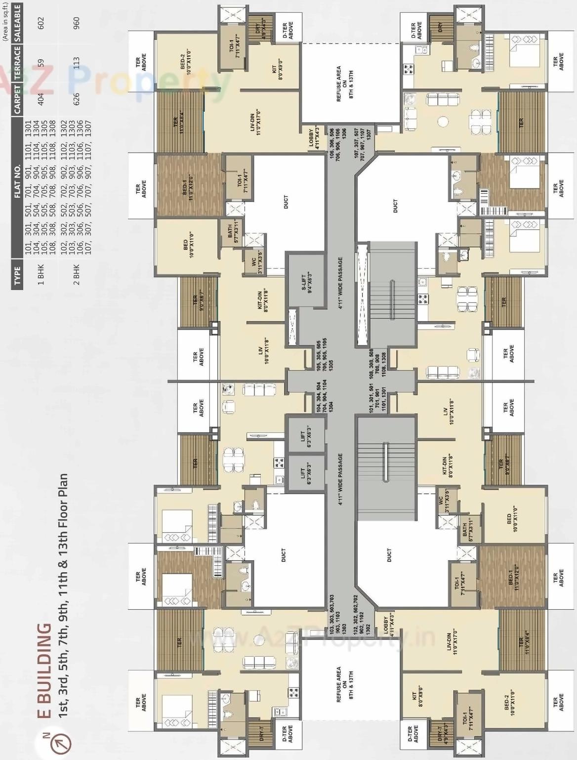 Layout of real estate project Three Jewels located at Kondhwa-bk, Pune, Maharashtra