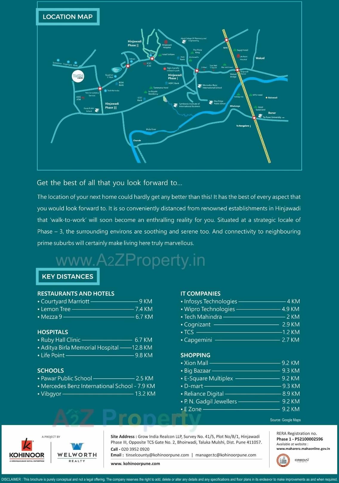  of real estate project Tinsel County located at Bhoirwadi, Pune, Maharashtra