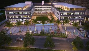 Elevation of real estate project Trade Park located at Undri, Pune, Maharashtra