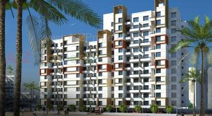 Elevation of real estate project Trademark Life located at Kasar-amboli, Pune, Maharashtra