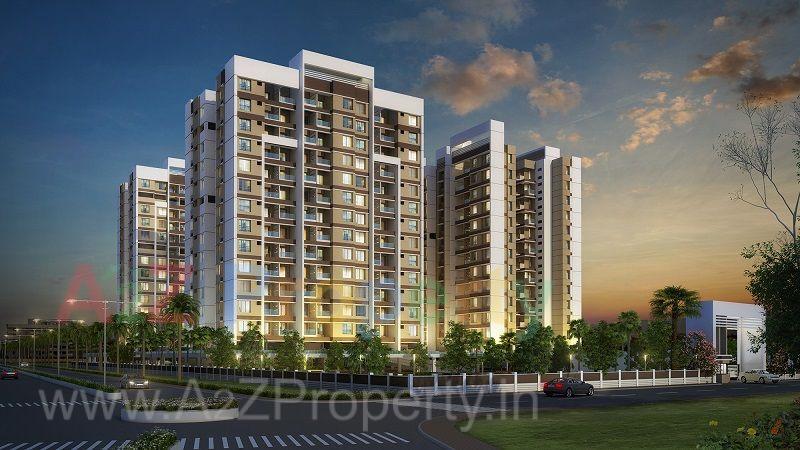 3D Elevation of real estate project Tropical Palms located at Pimpri-chinchawad-m-corp, Pune, Maharashtra
