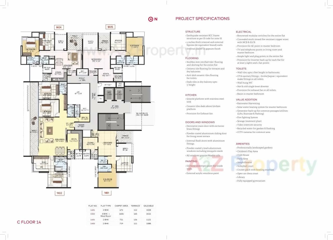 Layout of real estate project Truspace Prima Domus located at Pune-m-corp, Pune, Maharashtra