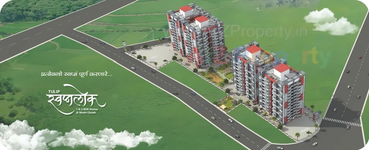 3D Elevation of real estate project Tulip Swapnlok located at Pimpri-chinchawad-m-corp, Pune, Maharashtra