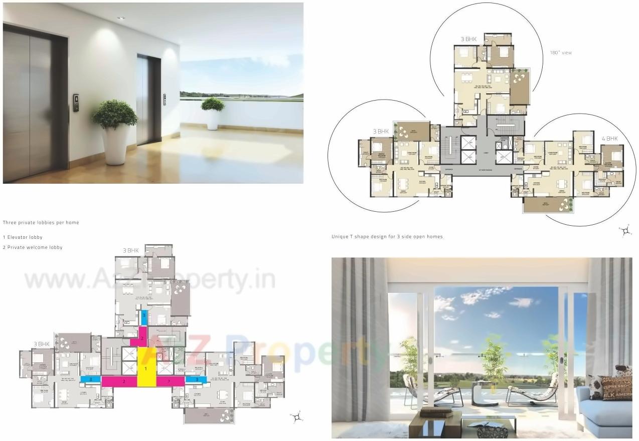 Layout of real estate project Tuscan Estate located at Pune-m-corp, Pune, Maharashtra