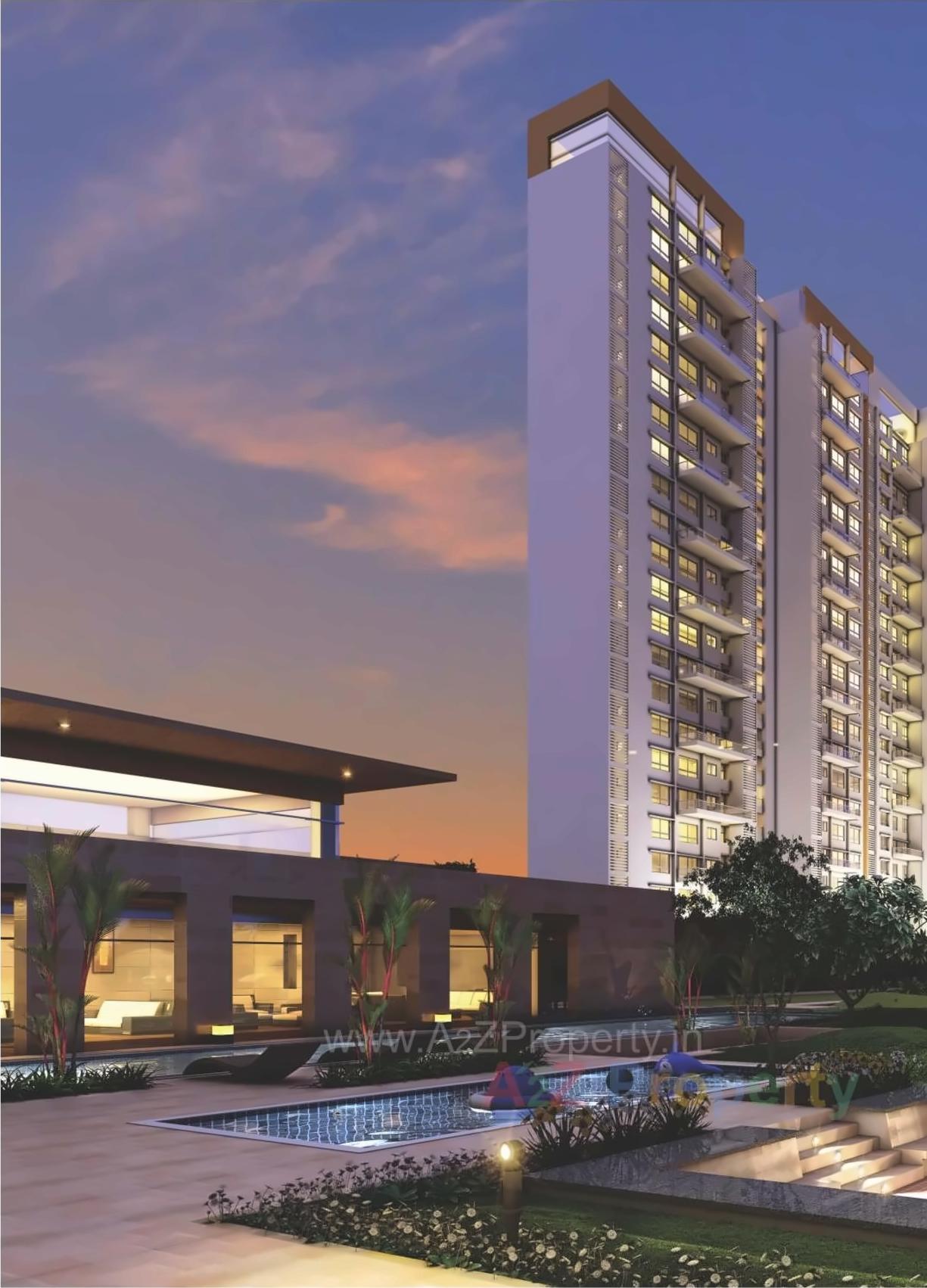 3D Elevation of real estate project Tuscan Estate located at Pune-m-corp, Pune, Maharashtra