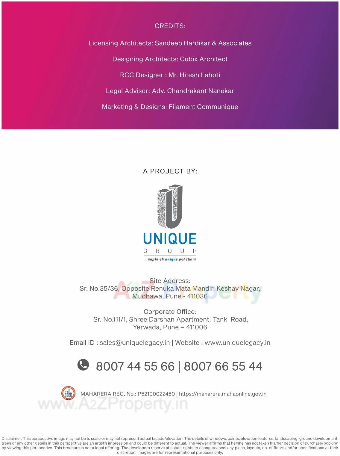  of real estate project Unique Legacy Grand located at Keshavnagarmundwa, Pune, Maharashtra