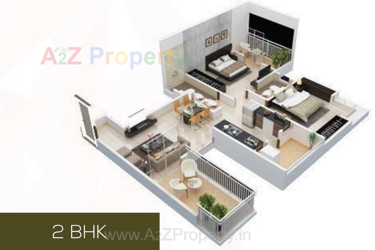 2 Bhk In Pune 12694 of real estate project Unique Lifestyle located at Wagholi, Pune, Maharashtra