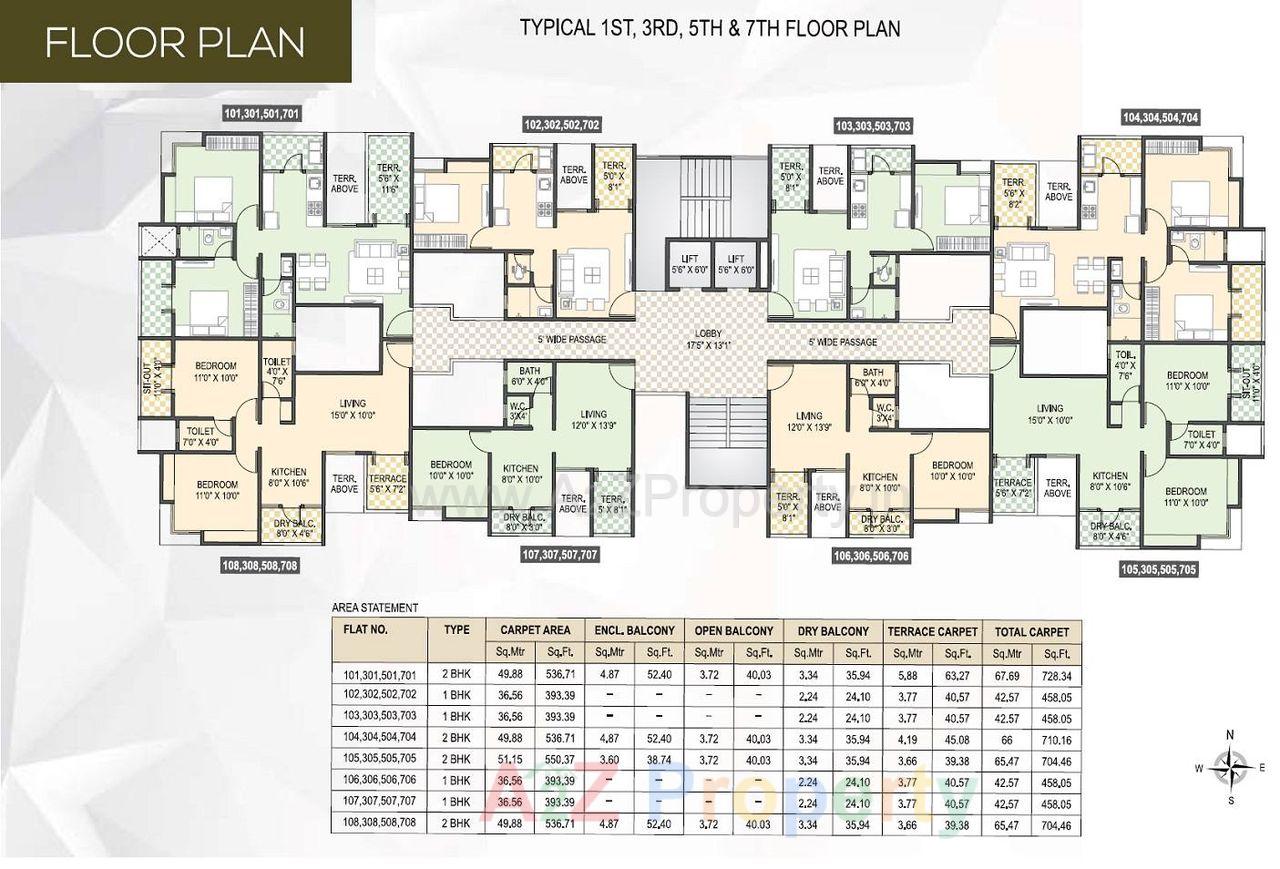 2 Bhk In Pune 2 of real estate project Unique Lifestyle located at Wagholi, Pune, Maharashtra