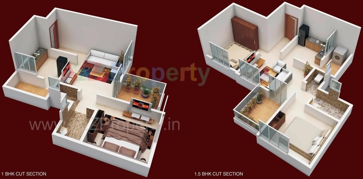 Layout of real estate project United Arise located at Pune-m-corp, Pune, Maharashtra