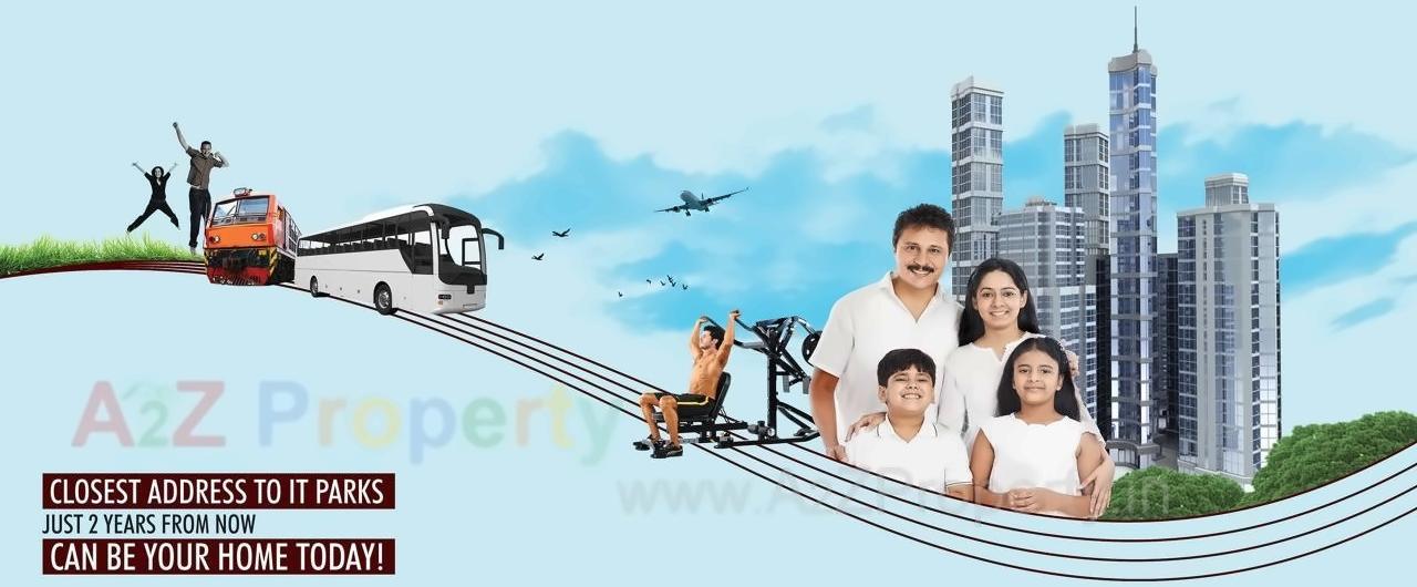 3D Elevation of real estate project United Arise located at Pune-m-corp, Pune, Maharashtra