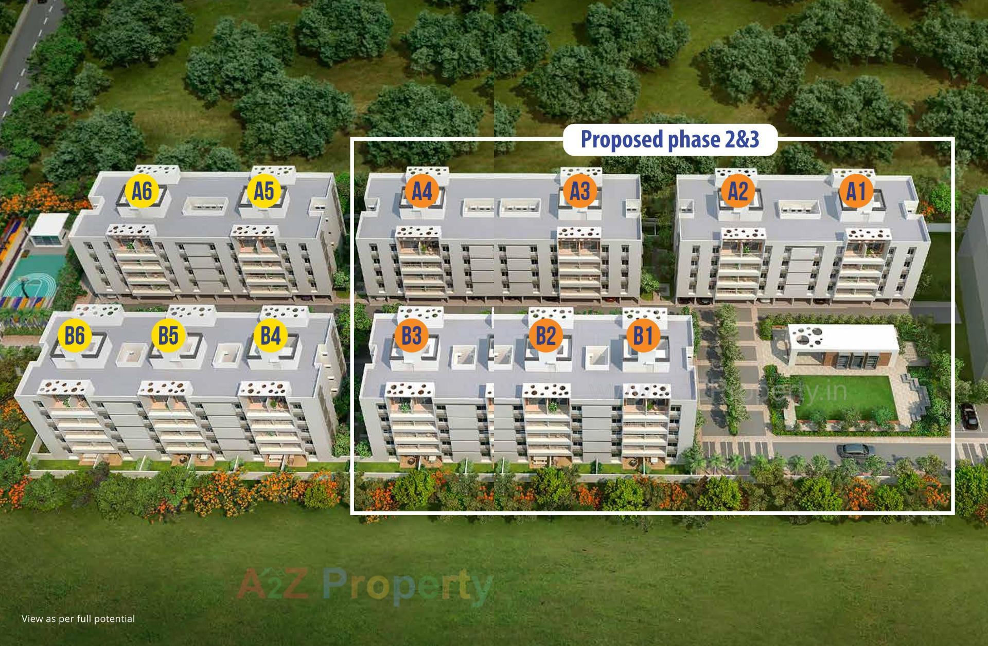 3D Elevation of real estate project Unnati located at Nere, Pune, Maharashtra