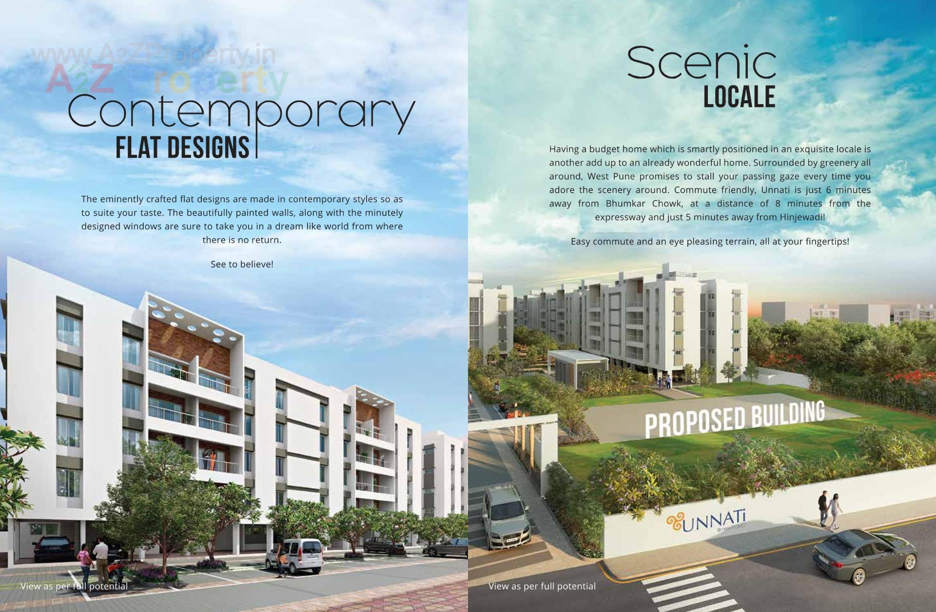 3D Elevation of real estate project Unnati located at Nere, Pune, Maharashtra