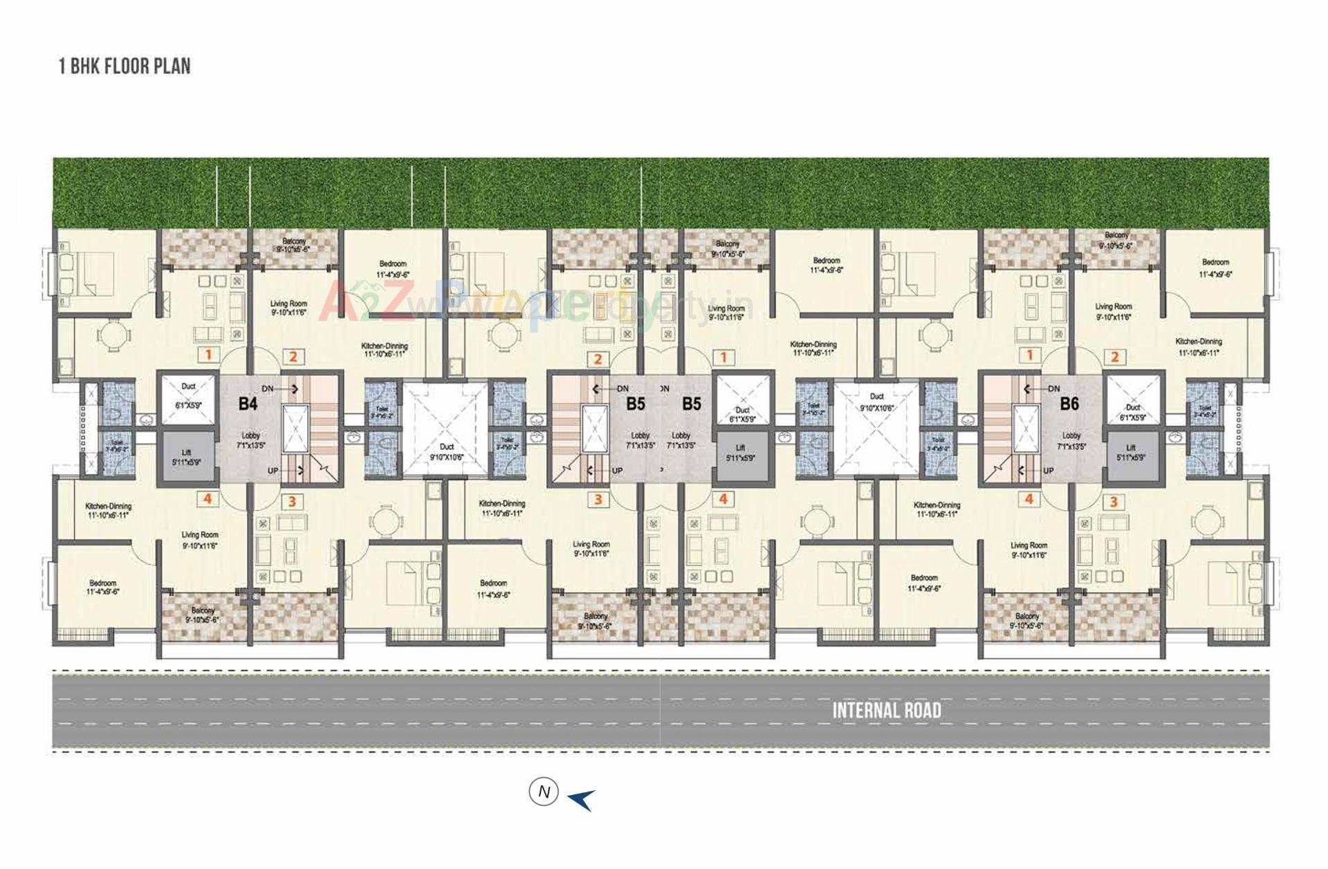 Layout of real estate project Unnati located at Nere, Pune, Maharashtra