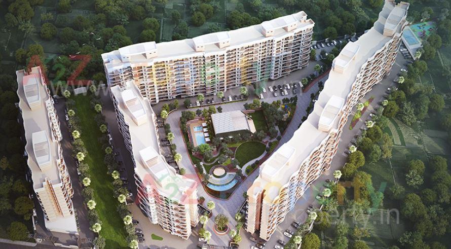 3D Elevation of real estate project Urban Life located at Talegaon-dabhade-r, Pune, Maharashtra