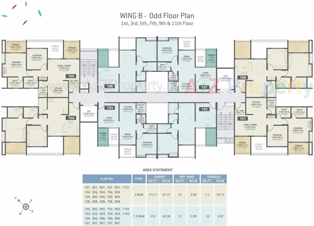 Layout of real estate project Urban Rise located at Pisoli, Pune, Maharashtra