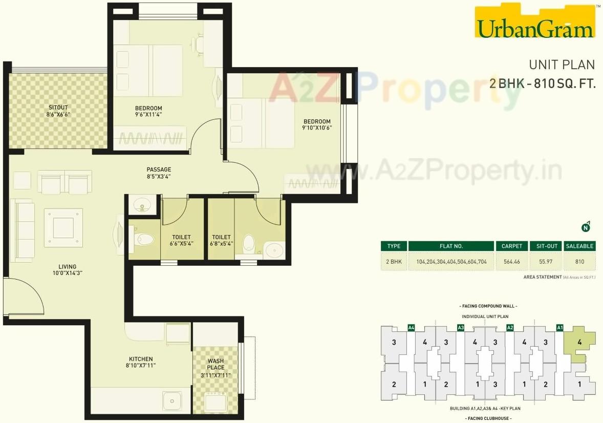 Layout of real estate project Urbangram Baramati located at Jalochi, Pune, Maharashtra