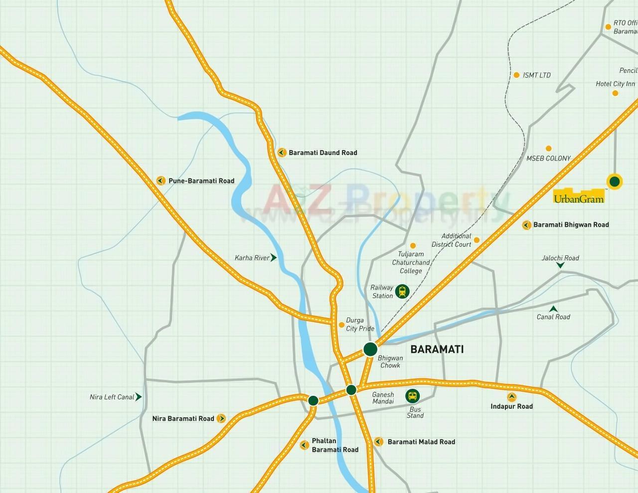  of real estate project Urbangram Baramati located at Jalochi, Pune, Maharashtra