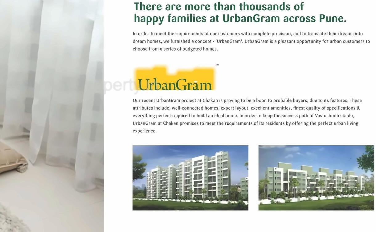  of real estate project Urbangram Chakan located at Medankarwadi, Pune, Maharashtra
