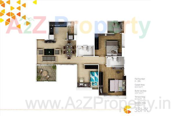 Urbangram Pirangut D 4 Floor_plan of real estate project Urbangram Pirangut located at Pirangut, Pune, Maharashtra