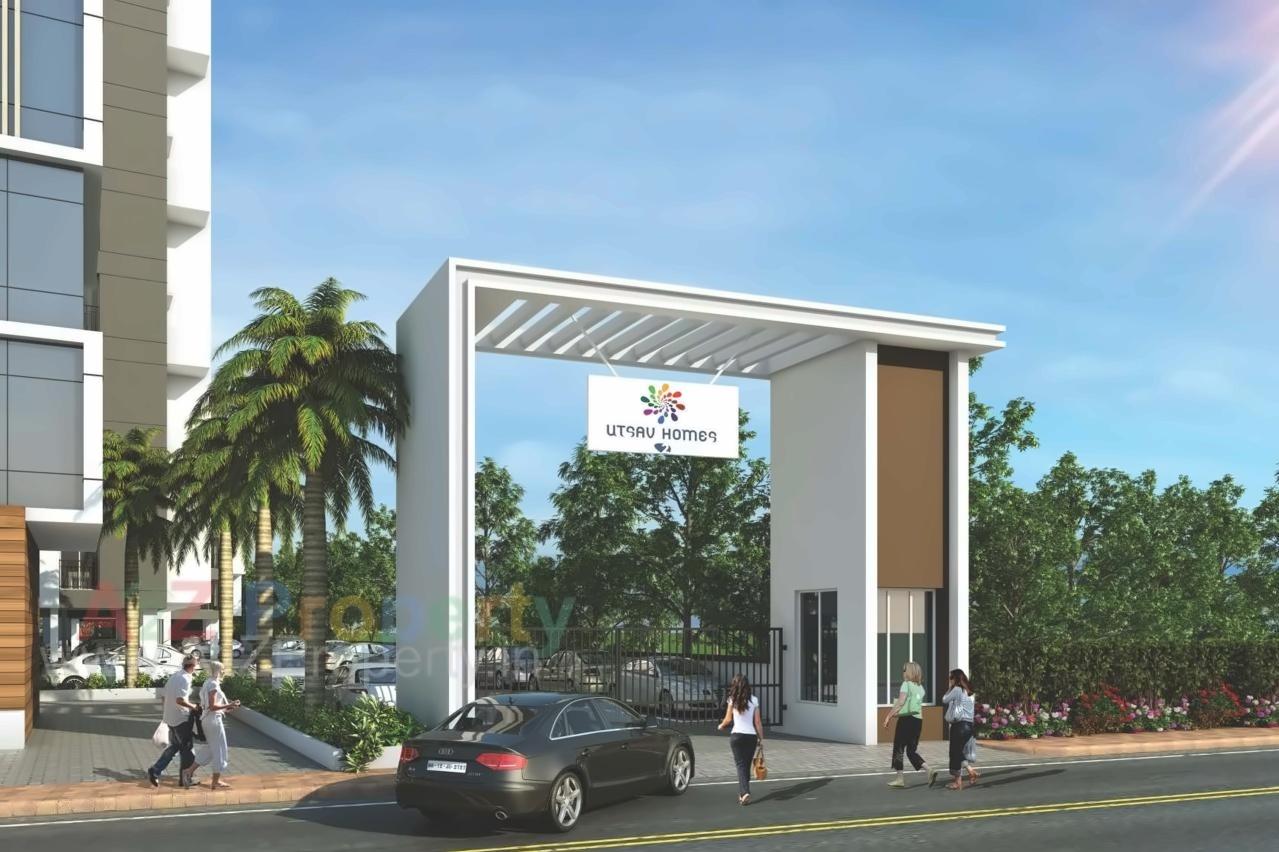 3D Elevation of real estate project Utsav Homes located at Pune-m-corp, Pune, Maharashtra
