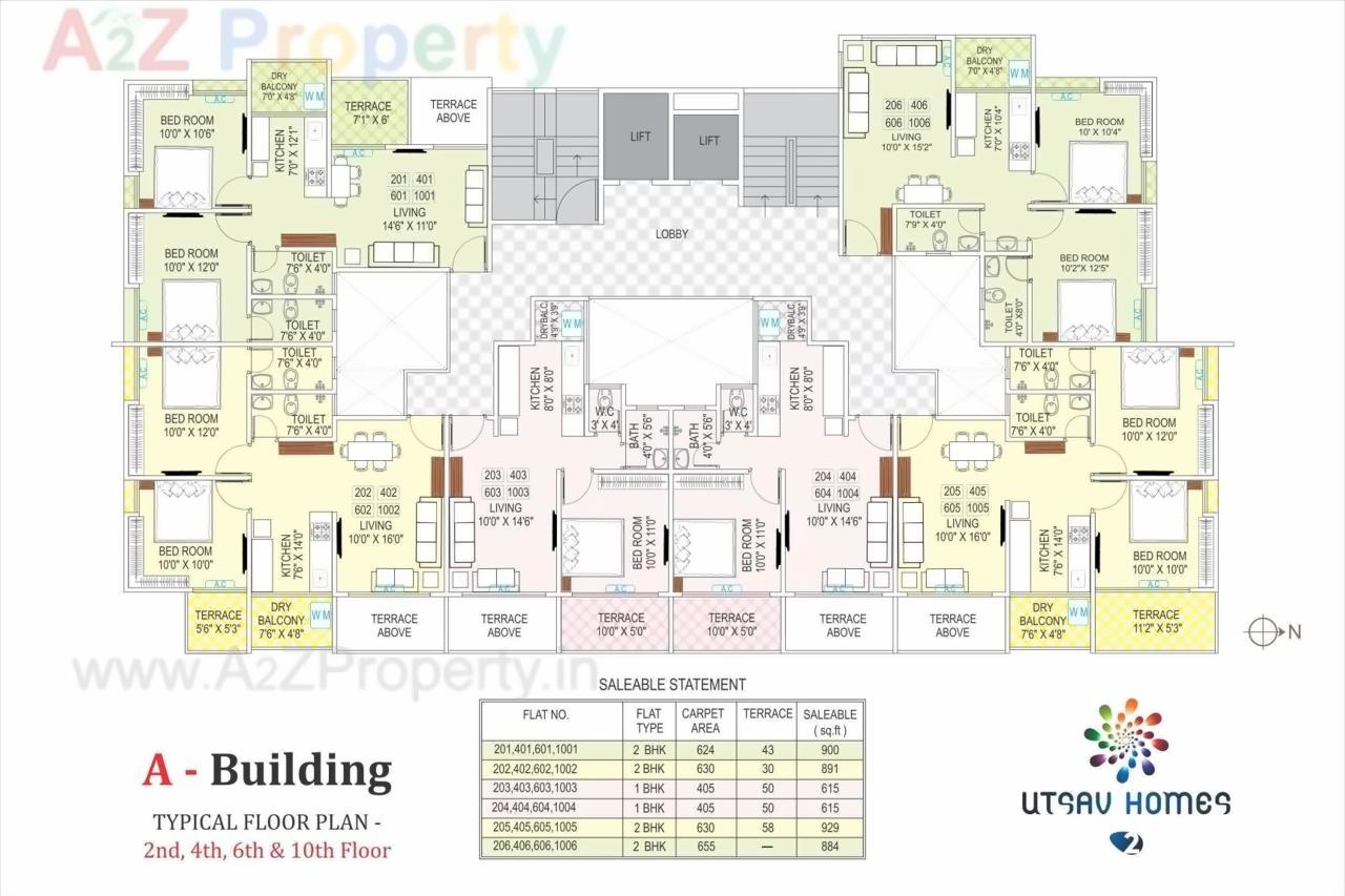 Layout of real estate project Utsav Homes located at Pune-m-corp, Pune, Maharashtra