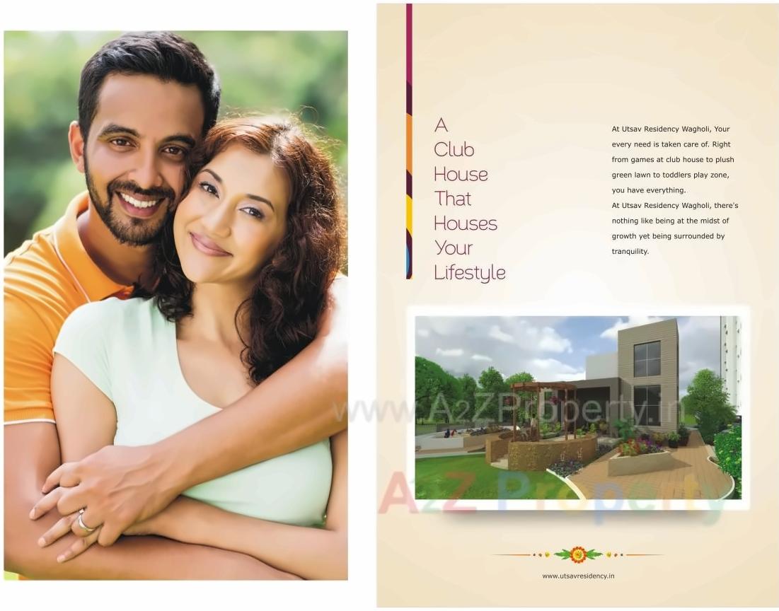 of real estate project Utsav Residency located at Wagholi, Pune, Maharashtra