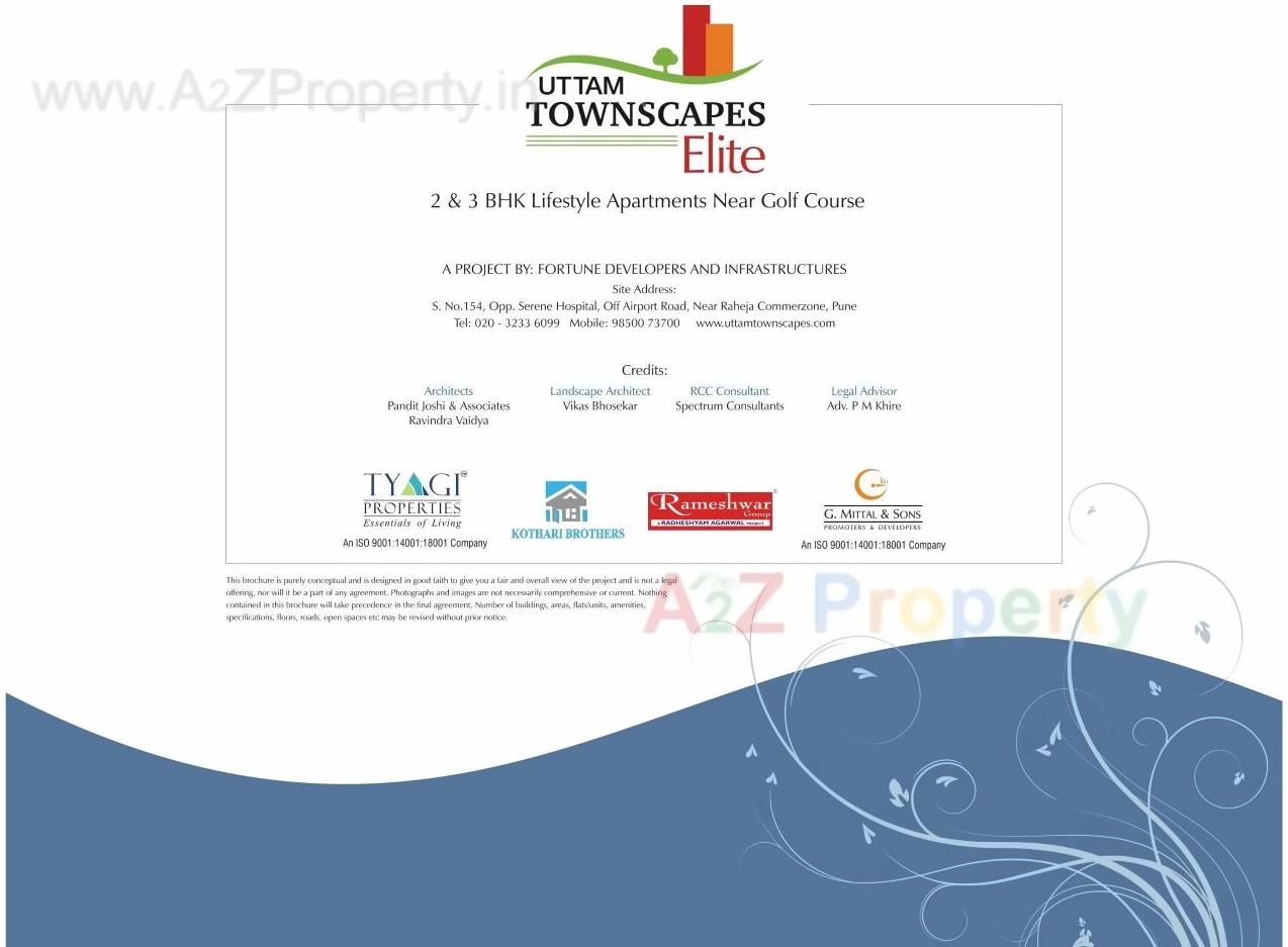  of real estate project Uttam Townscapes located at Vishrantwadi, Pune, Maharashtra