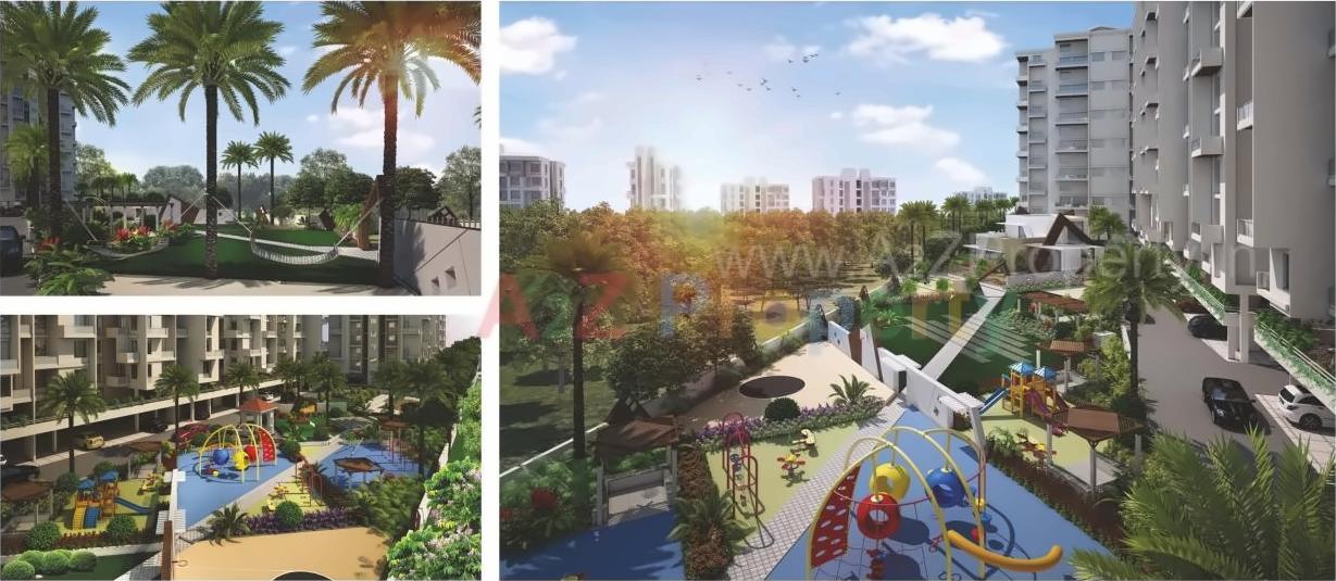 3D Elevation of real estate project V Uptown located at Kivale, Pune, Maharashtra