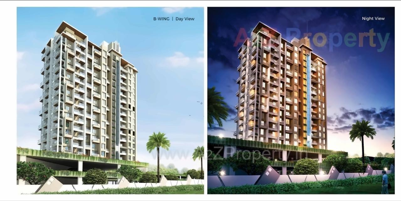 3D Elevation of real estate project V Uptown located at Kivale, Pune, Maharashtra