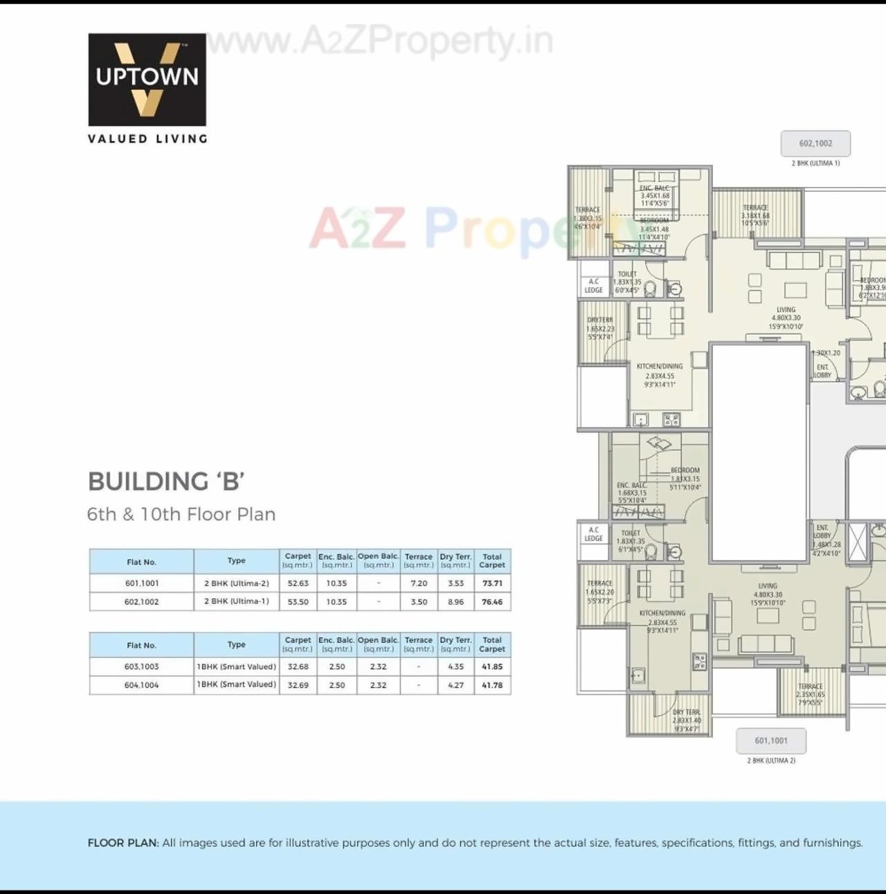 Layout of real estate project V Uptown located at Kivale, Pune, Maharashtra