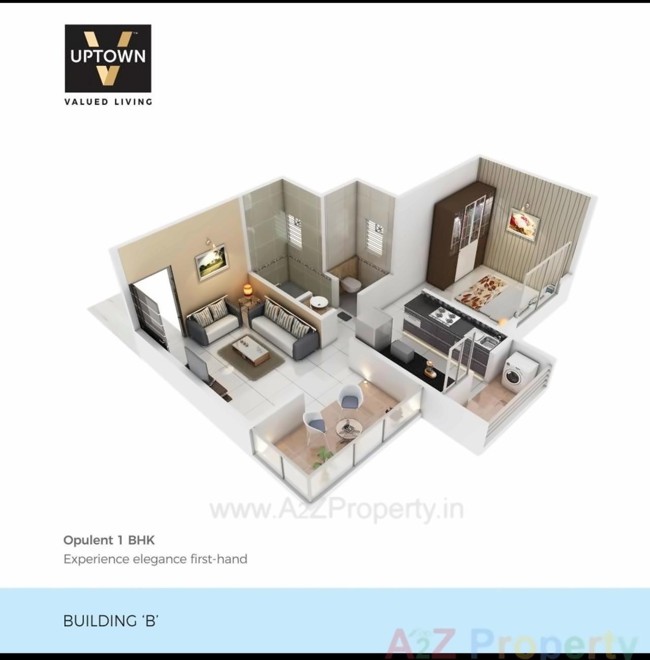 Layout of real estate project V Uptown located at Kivale, Pune, Maharashtra