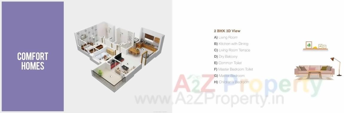 Layout of real estate project Vaastuvivaabcd located at Wakad, Pune, Maharashtra