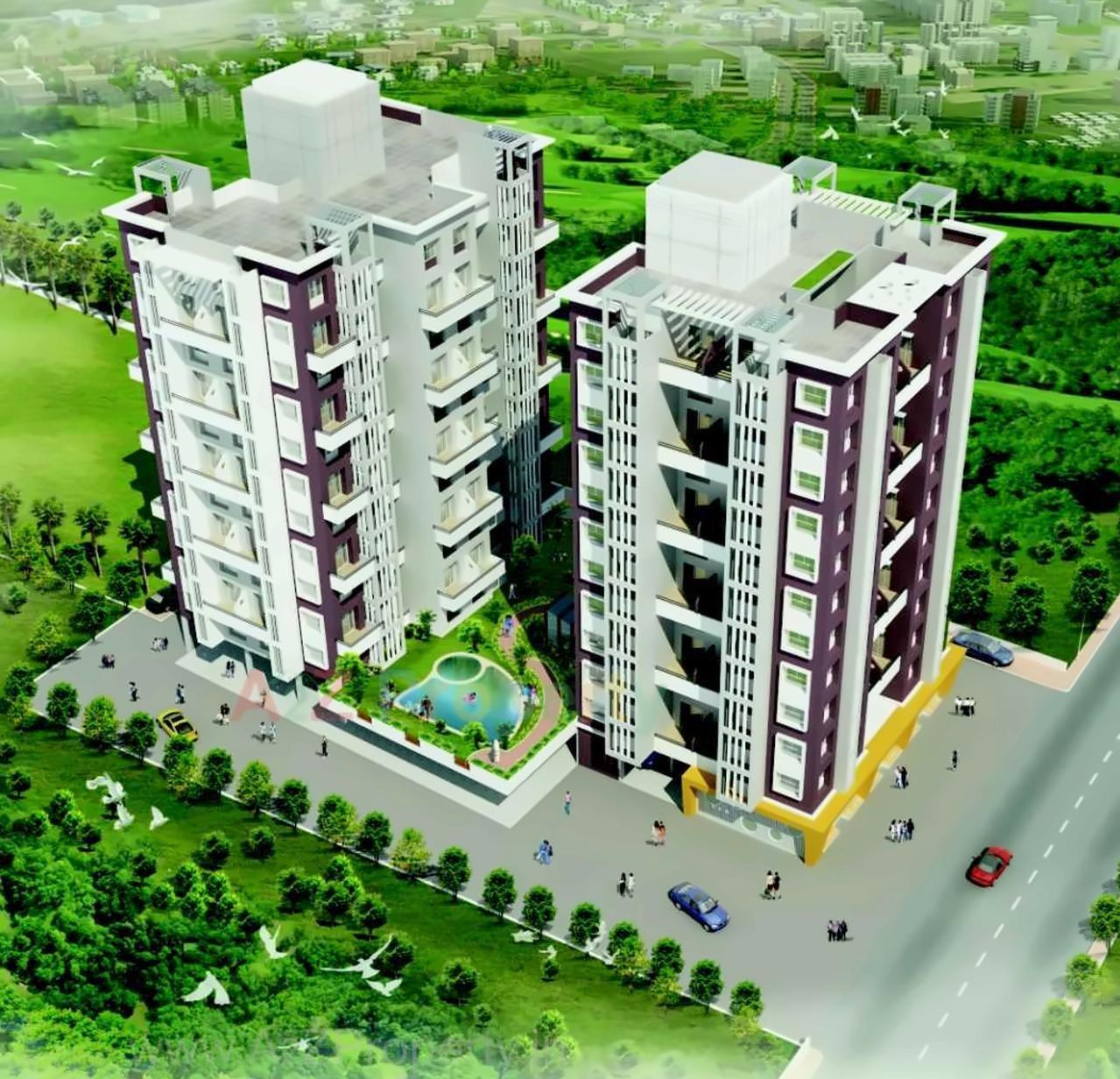 3D Elevation of real estate project Valay located at Hadapsar, Pune, Maharashtra