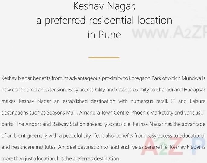  of real estate project Valora Towers located at Mundhawa, Pune, Maharashtra