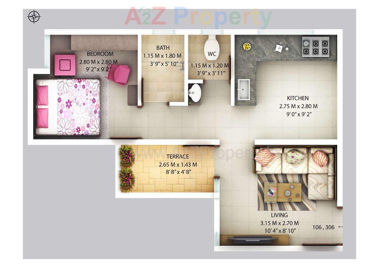 0003 of real estate project Vandan Vihar located at Wadki, Pune, Maharashtra