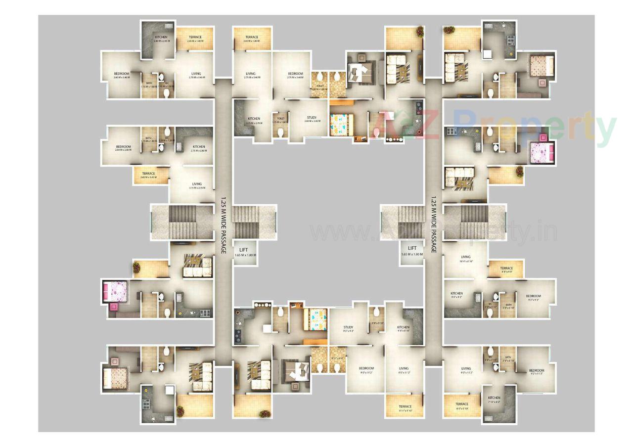 0008 of real estate project Vandan Vihar located at Wadki, Pune, Maharashtra