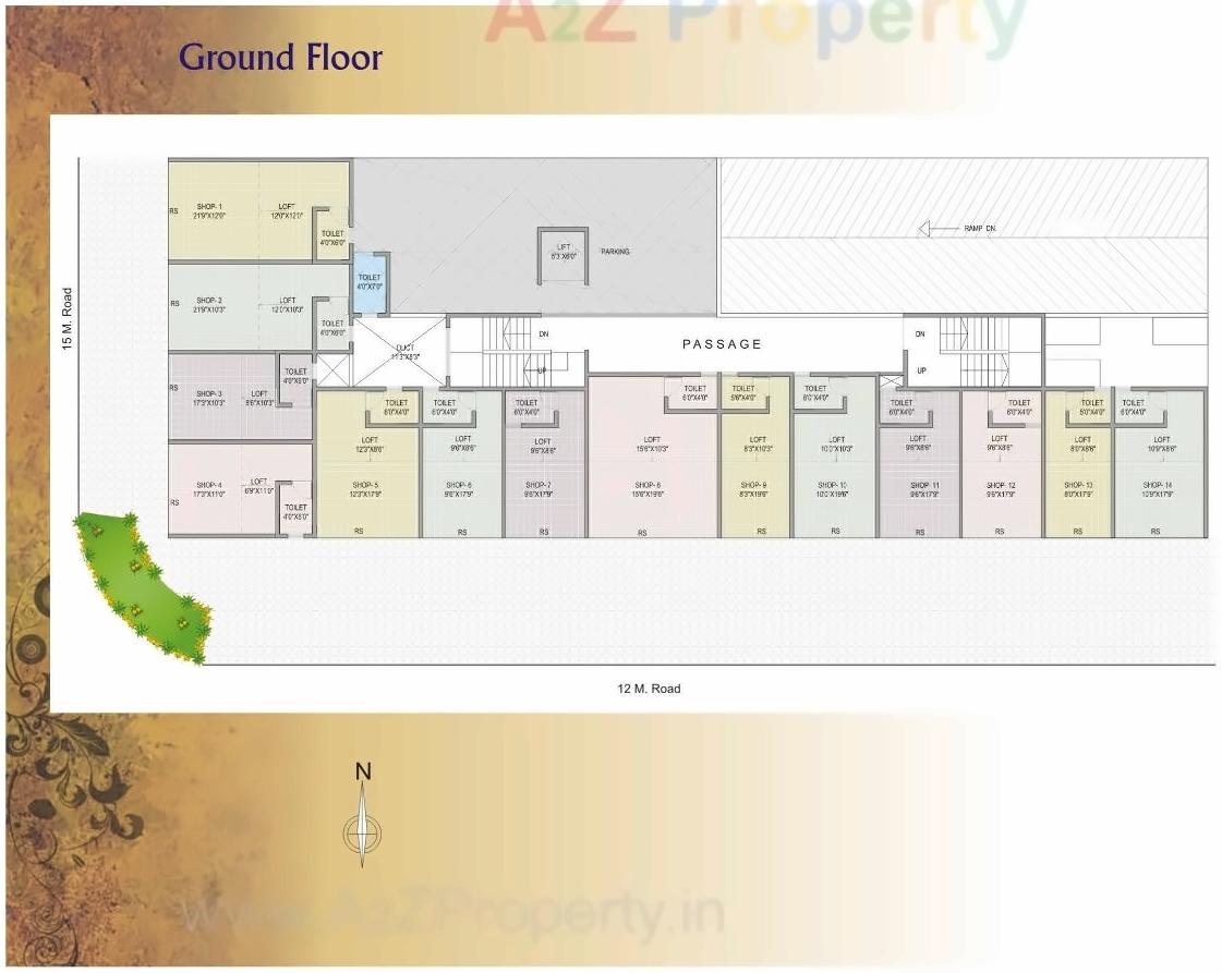 Layout of real estate project Vardhaman Elegance located at Wagholi, Pune, Maharashtra