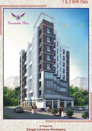 Elevation of real estate project Vasantsakha Plaza located at Narhe, Pune, Maharashtra
