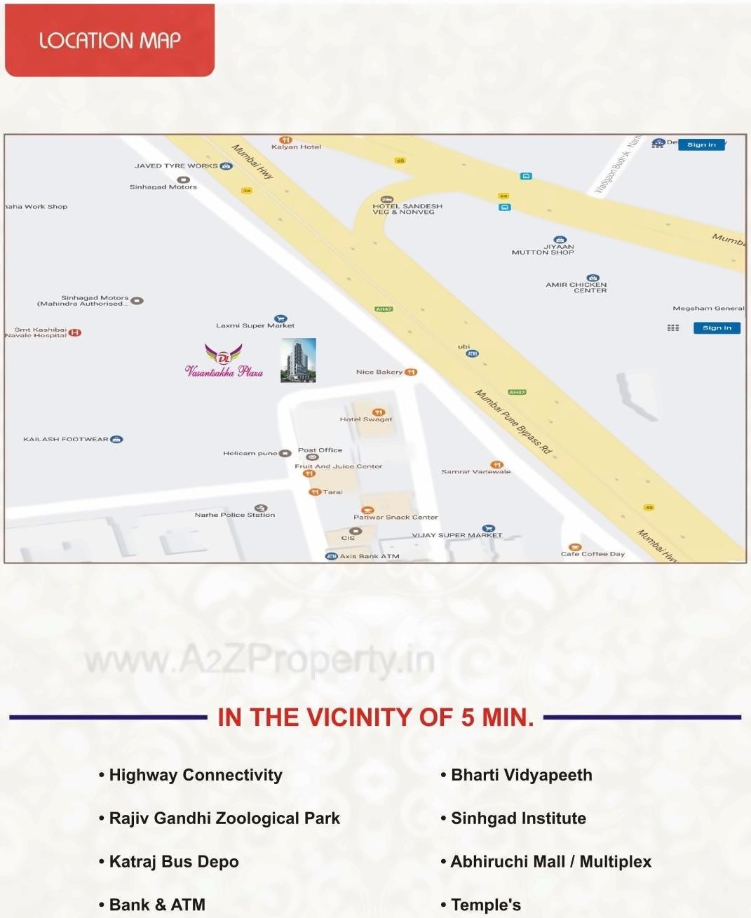  of real estate project Vasantsakha Plaza located at Narhe, Pune, Maharashtra