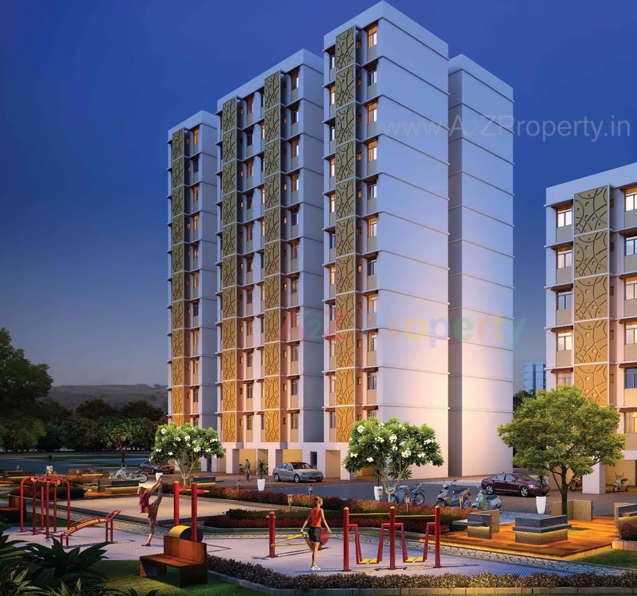3D Elevation of real estate project Vascon Goodlife located at Katavi, Pune, Maharashtra