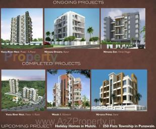 Elevation of real estate project Vastu Nirvana located at Pune-m-corp, Pune, Maharashtra