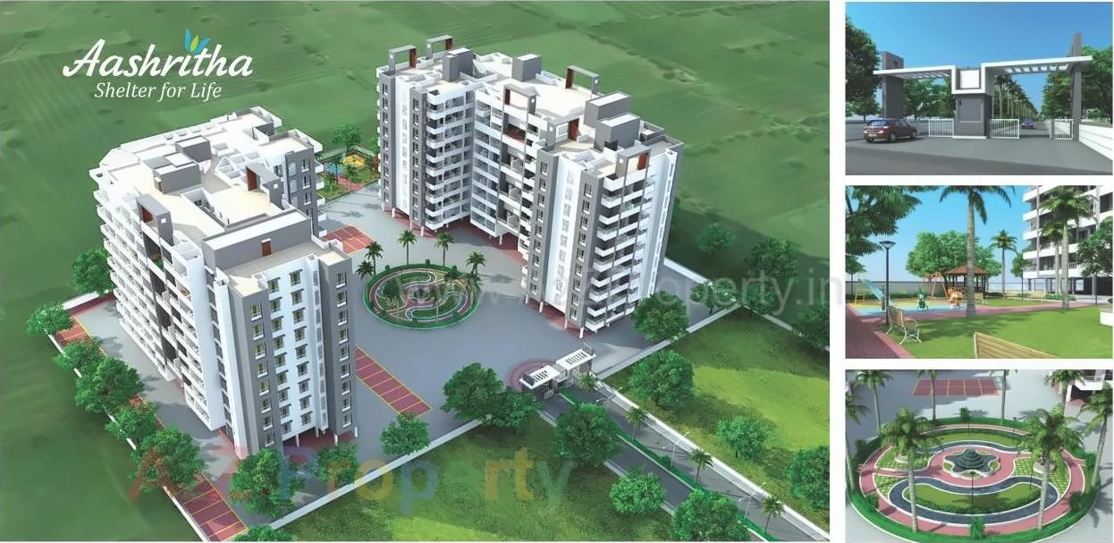3D Elevation of real estate project Ved   Ashritha located at Katraj, Pune, Maharashtra