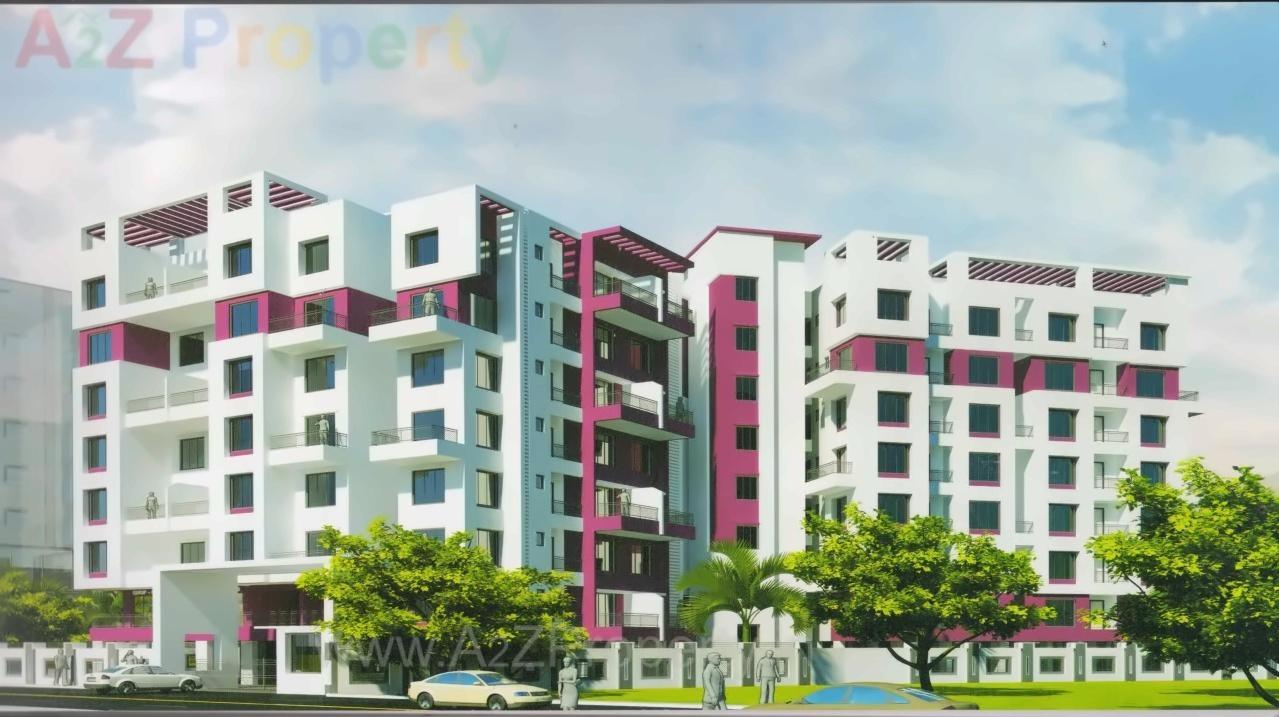 3D Elevation of real estate project Vedant Heights located at Pimpri-chinchawad-m-corp, Pune, Maharashtra