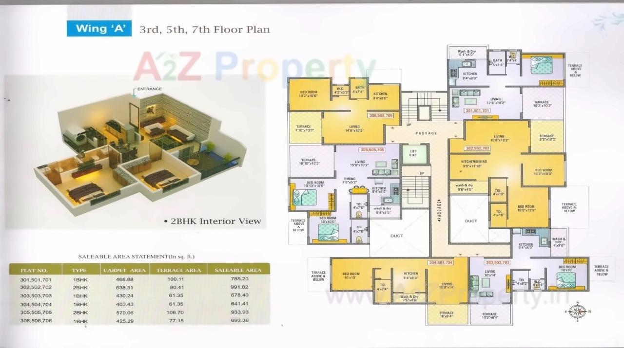 Layout of real estate project Vedant Heights located at Pimpri-chinchawad-m-corp, Pune, Maharashtra